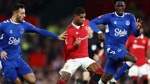 Marcus Rashford vs Everton