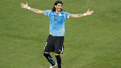 Abreu jugó el Mundial de Sudáfrica 2010 con Uruguay