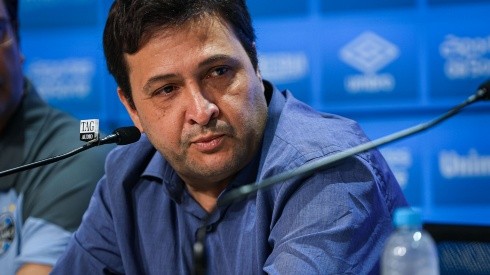 Guerra, presidente do Grêmio - Foto: Maxi Franzoi/AGIF