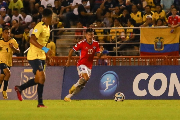 Vásquez la esta rompiendo con La Roja sub 17 | Foto: CONMEBOL 