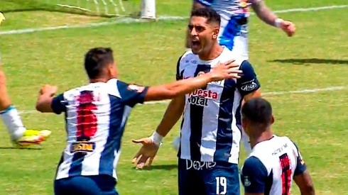 Sabbag marcó golazo para el 1-0 de Alianza ante Sullana