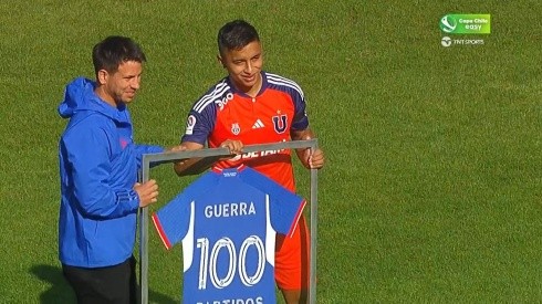 Nicolás Guerra llegó a los 100 partidos con la U