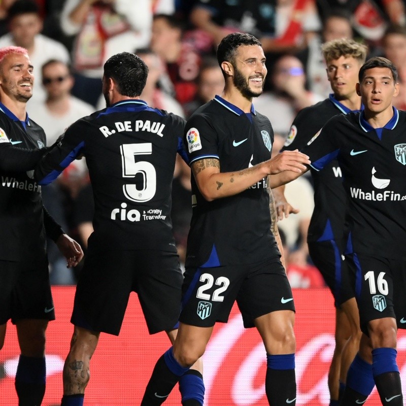 Atlético de Madrid venció a Rayo Vallecano y se afianza en el tercer puesto