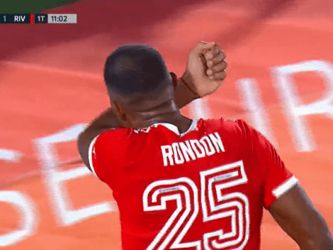 VIDEO | Se sacó la mufa: Rondón marcó su primer gol con la camiseta de River