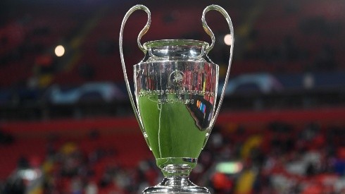 El trofeo de la Champions League.