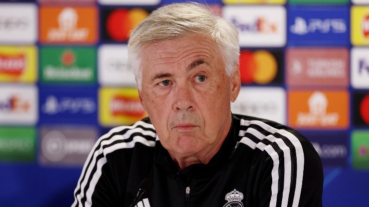 Carlo Ancelotti en la conferencia de prensa previa al Real Madrid vs. Chelsea.