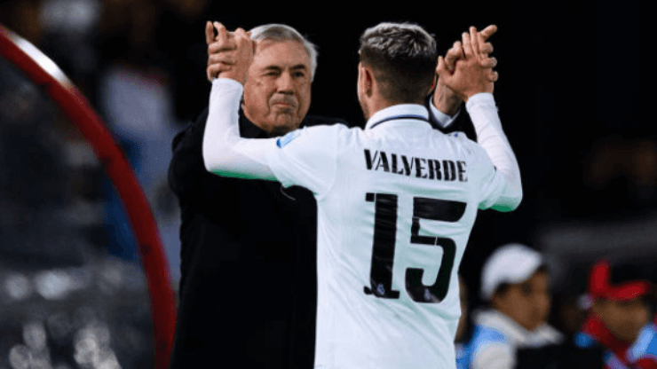 Carlo Ancelotti resaltó la ''calidad humana'' de Federico Valverde.