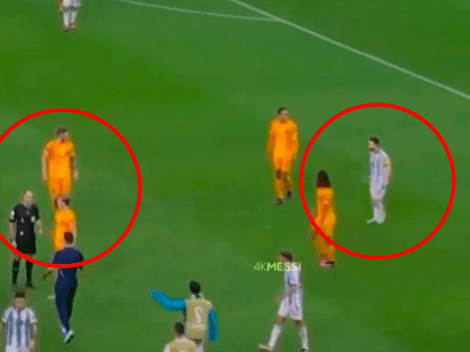 Sale a la luz un VIDEO INÉDITO con el verdadero origen de la pelea entre Messi y Weghorst