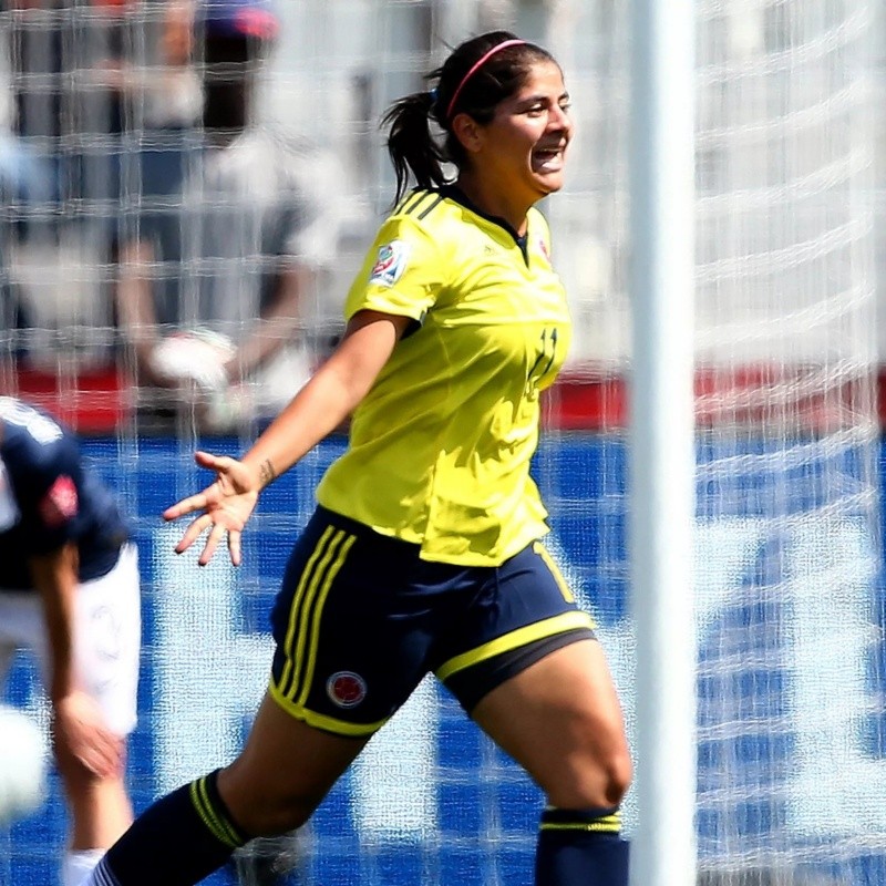 Catalina Usme marcó con la Selección Colombia y aumentó el récord histórico