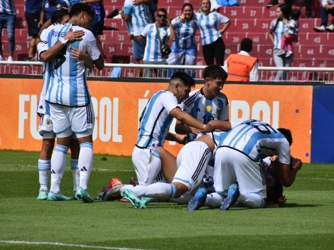 VIDEO | En modo Diablo: Echeverri y un verdadero golazo para la Selección Argentina