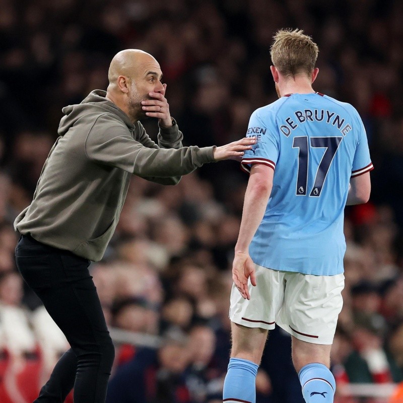 Respira Manchester City: Guardiola explicó por qué sacó a De Bruyne