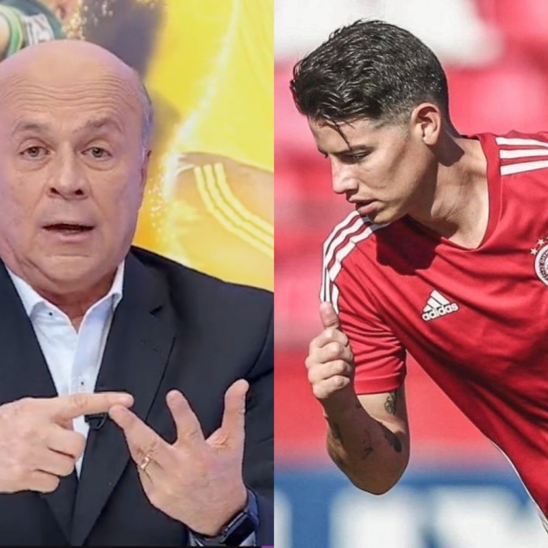 Carlos Antonio Vélez desató la polémica y le dio con todo a James Rodríguez