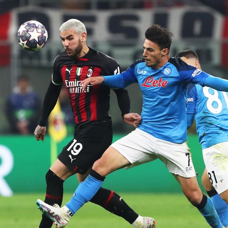 Milan se hizo fuerte de local y venció a Napoli en la ida de los cuartos