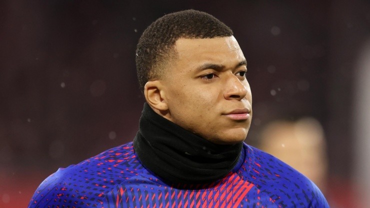 Kylian Mbappé con PSG.