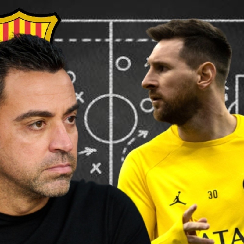 La llamativa posición donde Xavi quiere ver a Messi