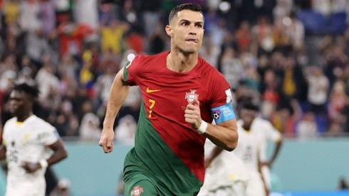 Ronaldo scores in the 2022 World Cup.