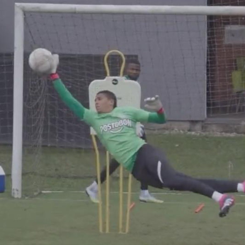 Video: el minuto y medio de Kevin Mier que ilusiona a Atlético Nacional