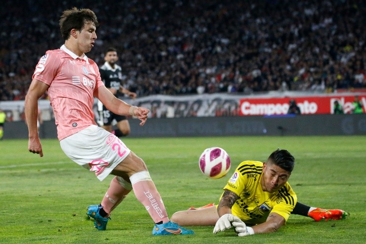 Cortés ya palpita el clásico ante la UC | Foto: Photosport 