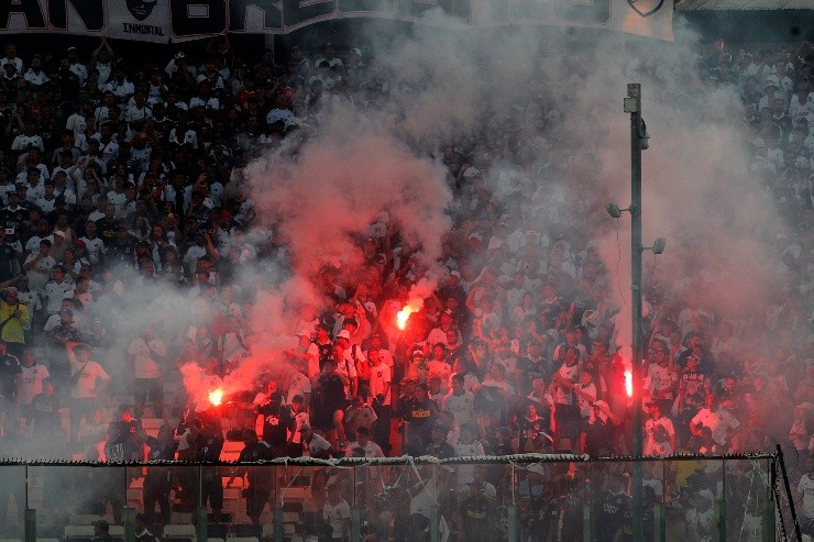 Los incidentes que ocurrieron en el Estadio Monumental | Foto: Photosport Los incidentes que ocurrieron en el Estadio Monumental | Foto: Photosport