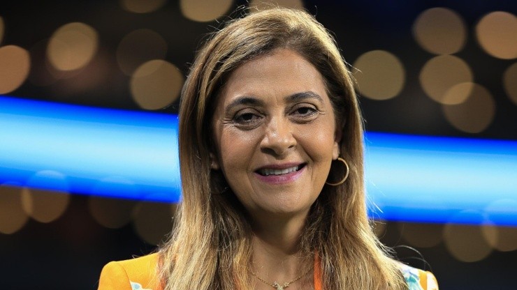 Ettore Chiereguini/AGIF - Leila Pereira, presidente do Palmeiras.