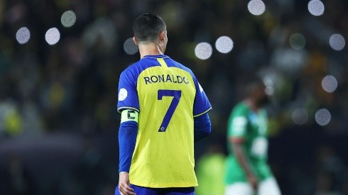 Cristiano Ronaldo en juego con Al Nassr.