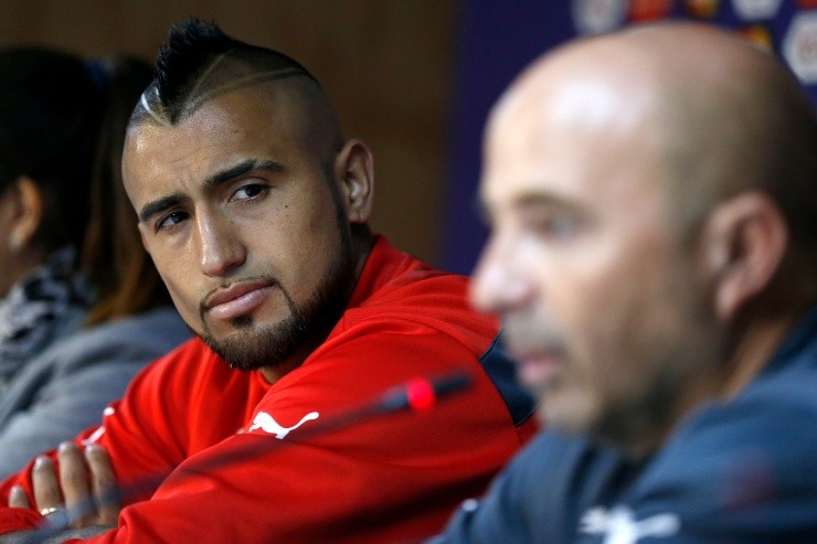 Sampaoli podría reencontrarse con Vidal | Foto: Photosport 