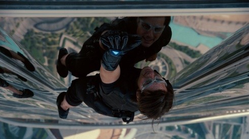 Tom Cruise como Ethan Hunt en Misión Imposible.