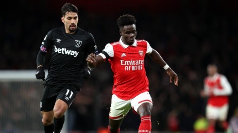 Formaciones oficiales para West Ham vs. Arsenal