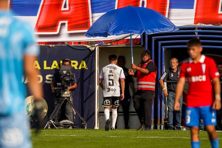 Gil salió expulsado en Colo Colo | Foto: Guillermo Salazar 