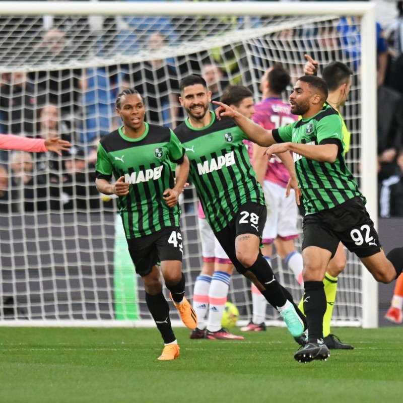 Juventus tropezó en su visita a Sassuolo por la Serie A