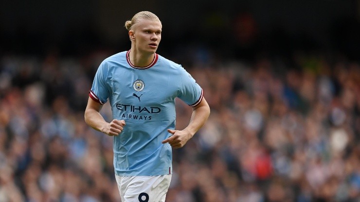 Erling Haaland, la gran figura de Manchester City.