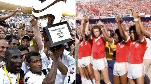 Foto: Arquivo/ SC Internacional e Vasco - Internacional campeão brasileiro de 1979 e Vasco campeão de 2000
