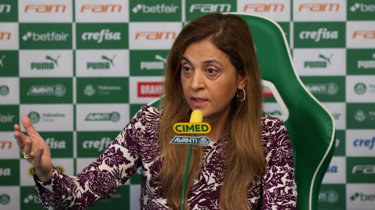 Foto: Cesar Greco/Palmeiras/by Canon - Leila Pereira é contra a transformação do Palmeiras em SAF