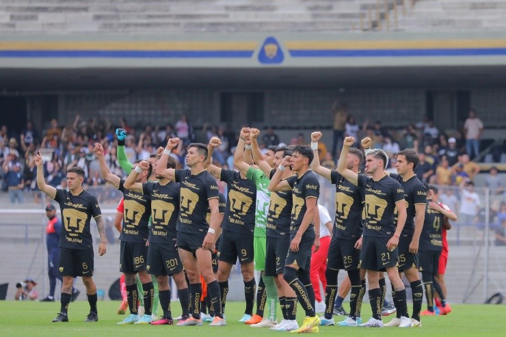 Pumas UNAM venció a Toluca por 3-1. (Imago7)