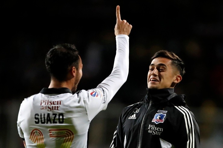 La gran amistad de Suazo y Solari | Foto: Photosport 