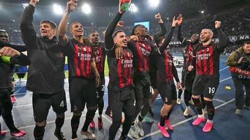Milan en celebración.