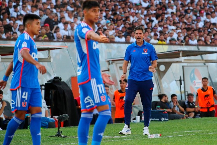 Rivarola elogia a Pellegrino en la U | Foto: Photosport 