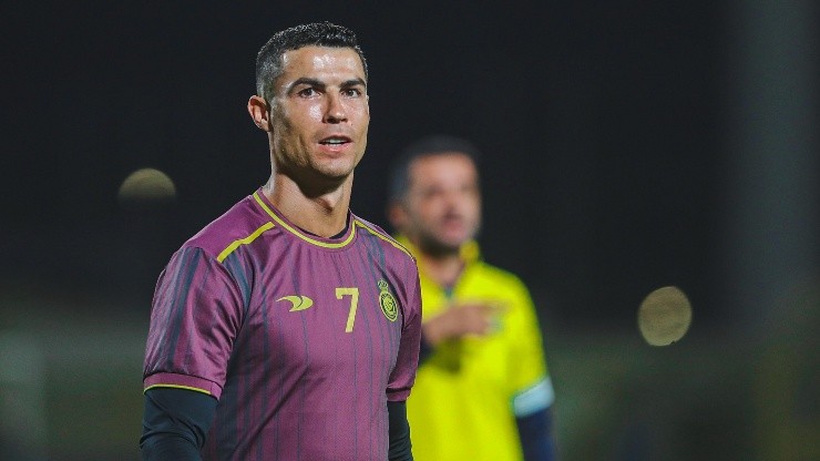 Cristiano Ronaldo en entrenamiento con AL Nassr.