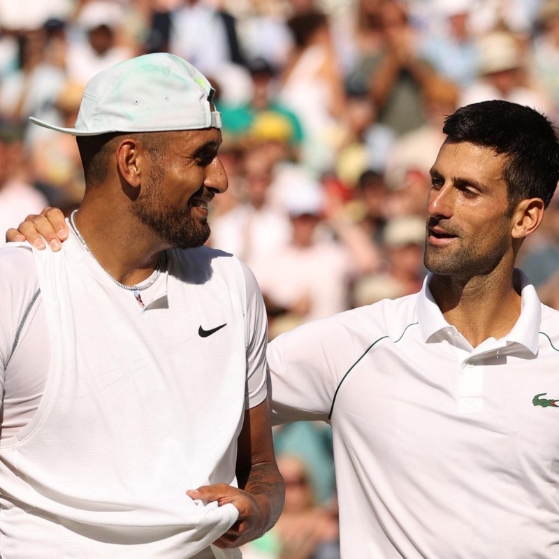 La OSADA propuesta de Djokovic para Kyrgios: "Me gustaría..."