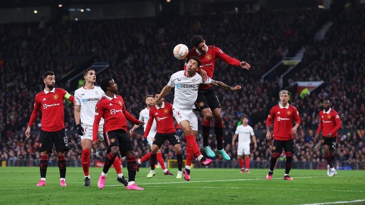 Sevilla y Manchester United se enfrentan por la Europa League.