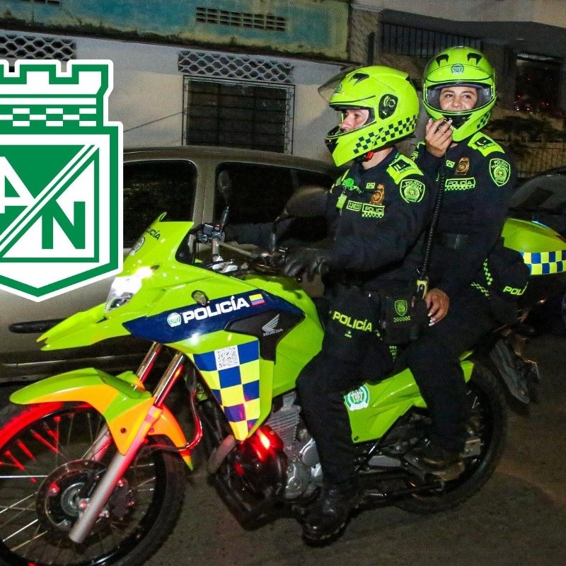 Fuerte dispositivo de seguridad en Barranquilla para Nacional vs Melgar