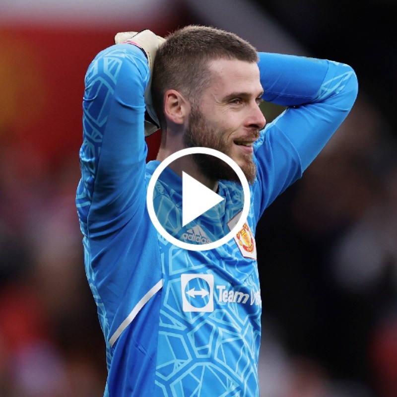 VIDEO | Peor no podía controlar: el BLOOPER de De Gea ante Sevilla