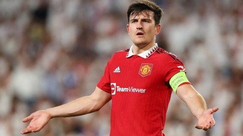 Harry Maguire in the elimination of Manchester United from the UEFA Europa League