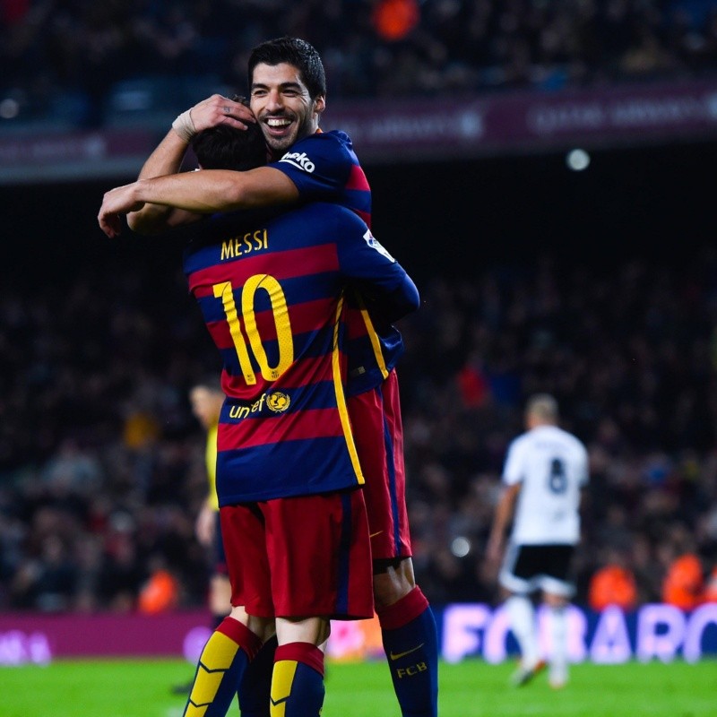 El guiño de Luis Suárez a Barcelona por foto con Lionel Messi