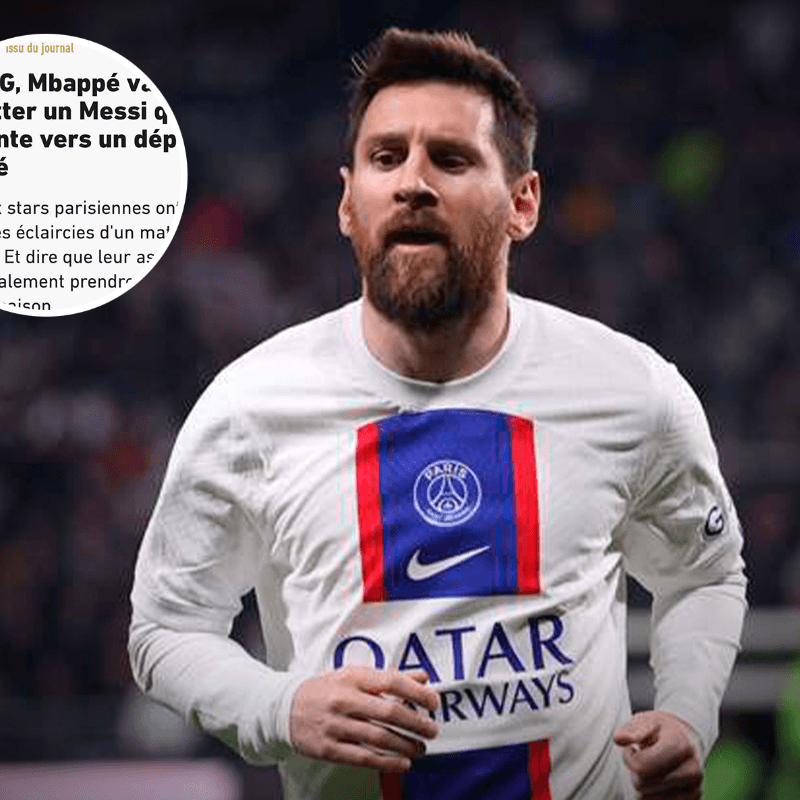 Otra polémica frase de L'Equipe sobre Messi y el PSG: "Se arrepentirá"