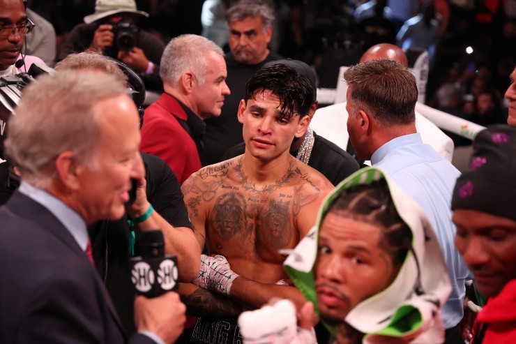 Ryan García perdió su invicto ante Gervonta Davis (Getty Images)