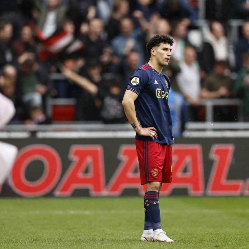 Jorge Sánchez quedó retratado en la goleada que Ajax sufrió ante PSV