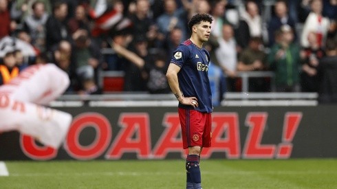 EINDHOVEN - Jorge Sanchez of Ajax during the Dutch premier league match between PSV Eindhoven and Ajax Amsterdam at Phil