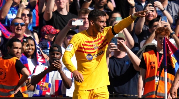 Ferrán Torres marcó su séptimo gol de la temporada con el FC Barcelona. Getty Images.