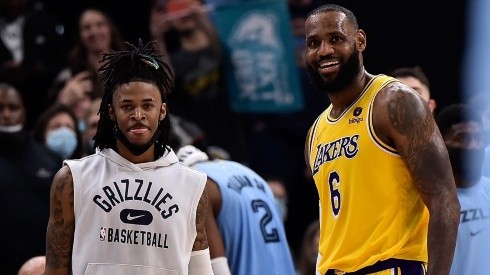 LeBron James y Ja Morant.